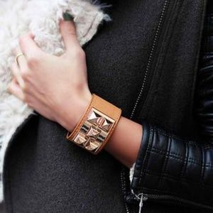 2/$15 Faux Leather Cuff Designer Inspired